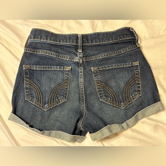 High Rise Denim Shorts - Picture 2 of 3